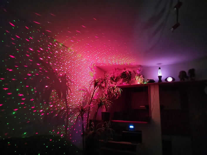 Beleuchtete Wohnung Nacht 3